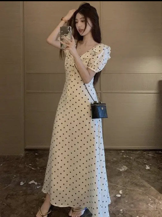 White polka dot