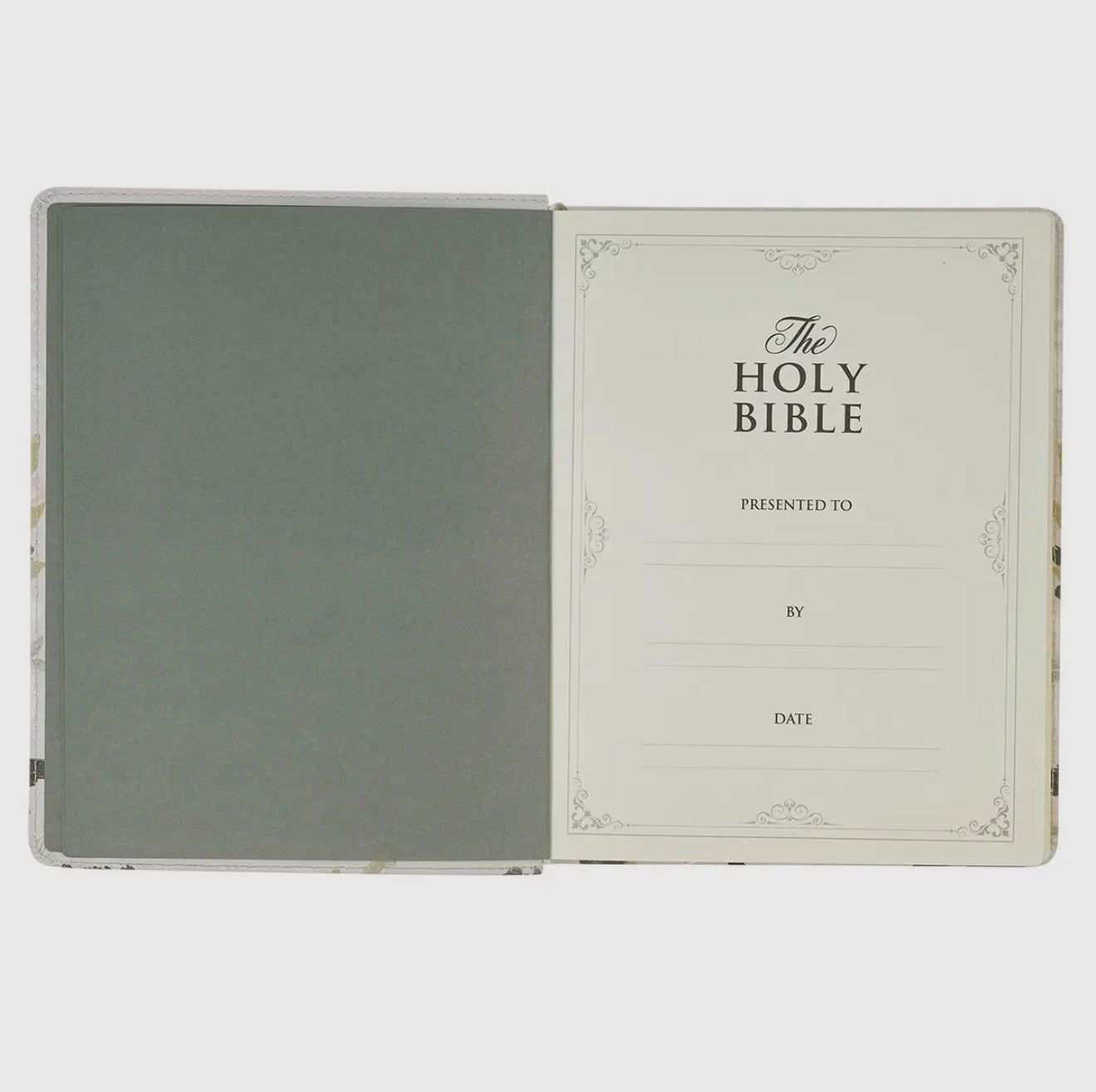 Floral Printed KJV Journaling Bible