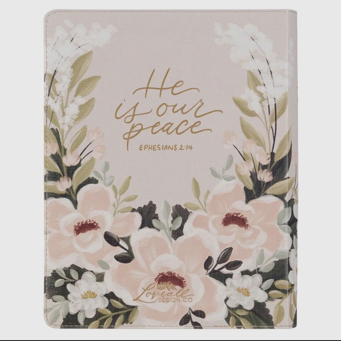 Floral Printed KJV Journaling Bible