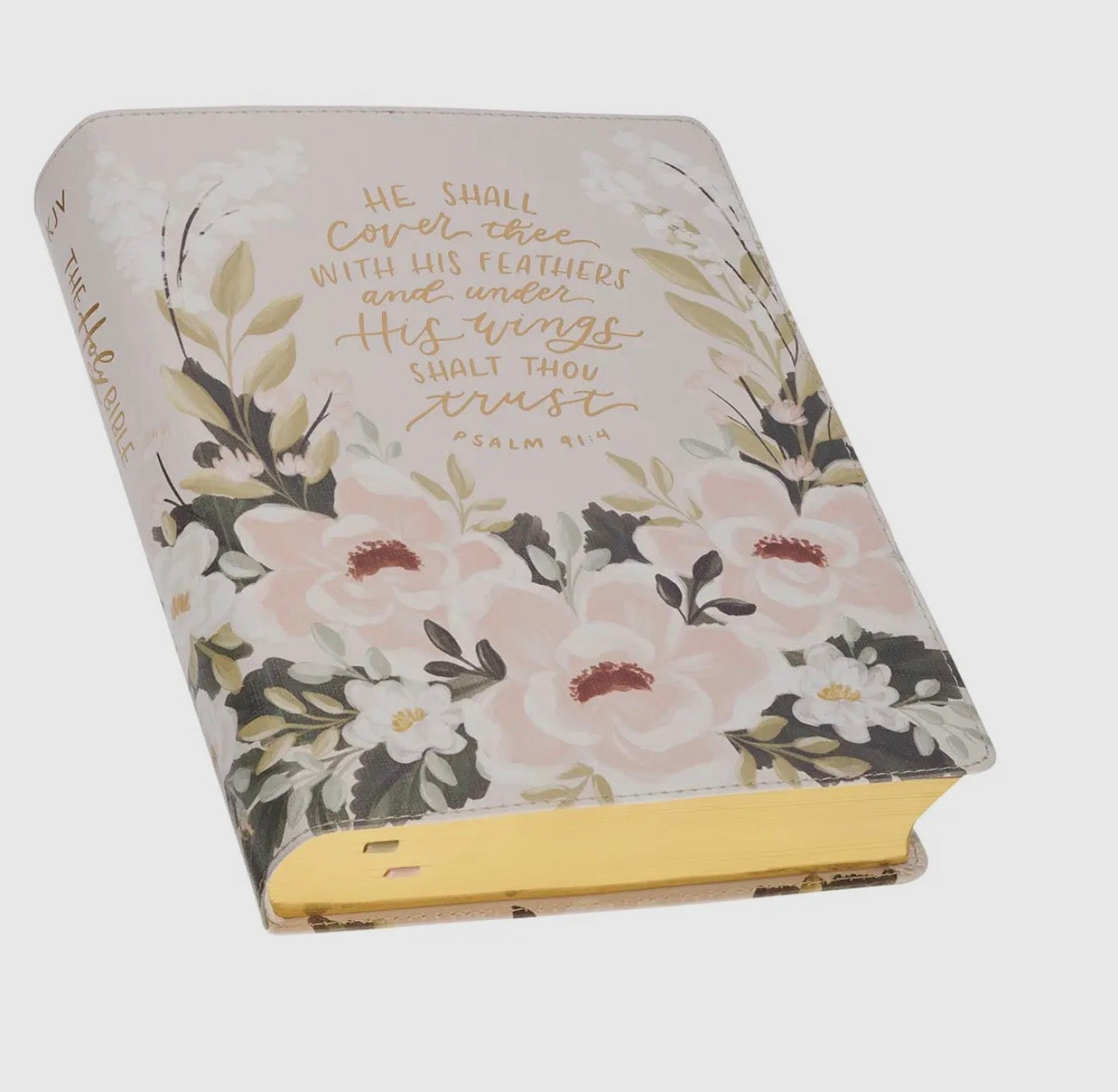 Floral Printed KJV Journaling Bible